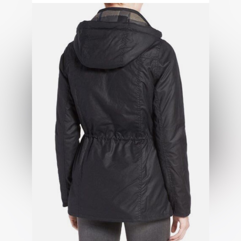 BARBOUR Waxed Cotton Orkney Tartan Jacket - Picture 2 of 11